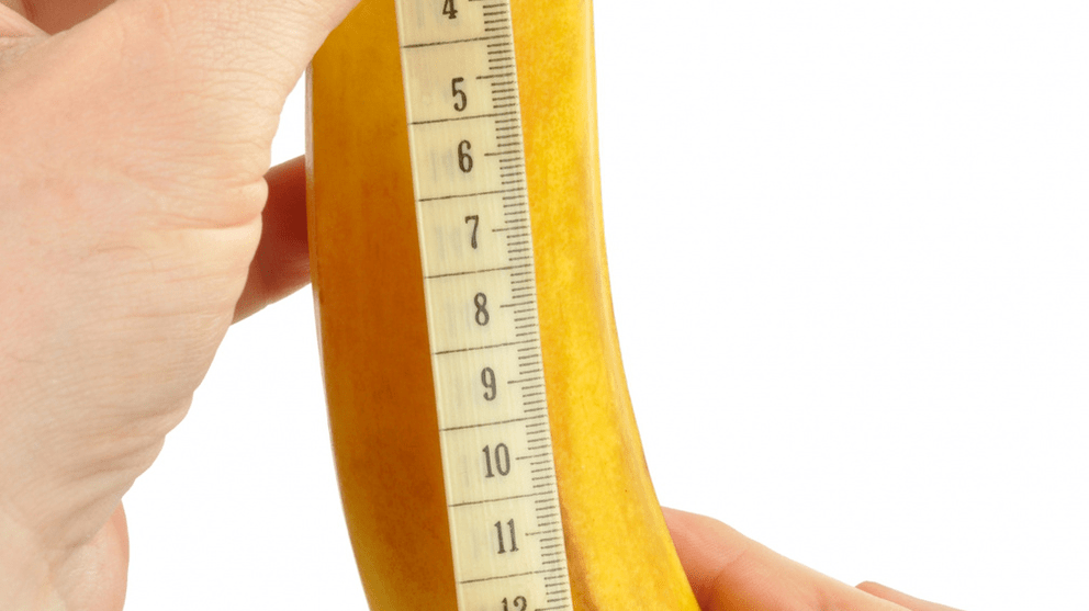 medindo o tamanho por centímetro